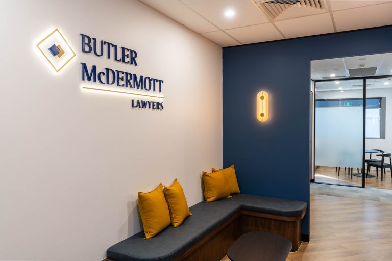 Butler McDermott Lawyers office reception